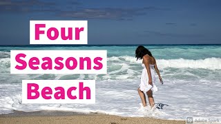 Best Beaches in Cyprus  Four Seasons Beach Limassol  Cyprus [upl. by Wenz]