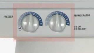 Adjusting SidebySide Refrigerator Temp Controls  Knobs [upl. by Pete]