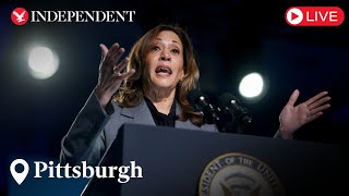 Live Harris outlines manufacturing agenda in economy speech in Pittsburgh [upl. by Swehttam]