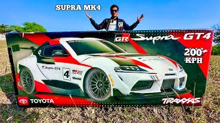 RC Traxxas Toyota Supra MK4 Car Unboxing amp Testing  Chatpat toy TV [upl. by Hedve]