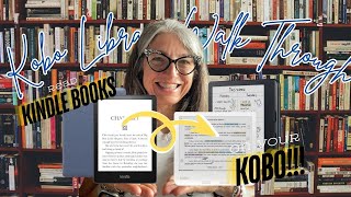 Kobo Libra 2 Color EInk Walkthrough and Converting Kindle Books for Kobo [upl. by Angeli]