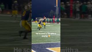 Bro pulled a Greg Jennings MIDPLAY😱❗️footballshorts americanfootball highschoolfootball [upl. by Iddet]