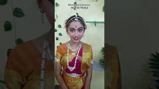 Bharatanatyam dress with makeup [upl. by Joerg]