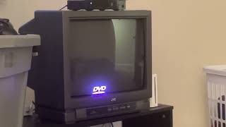 DVD logo hits corner on JVC CRT [upl. by Novak]