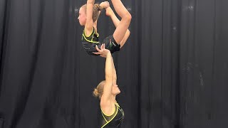 Spelthorne Acro Cup 2024  Sara amp Kate  Dynamic Feb18 [upl. by Llert]