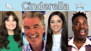 CINDERELLA Backstage with Camila Cabello Idina Menzel Pierce Brosnan Billy Porter amp more [upl. by Xyla]