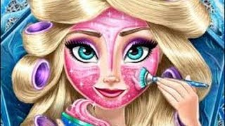 makeover games for girls elsa forzen real makeover [upl. by Htaeh490]