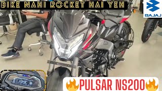 2024 PULSAR NS 200 NEW MODEL PRICE BLACK COLOR  MILEAGEFEATURESSPECS ETC🔥 MOTOBOTS INFO ns200 [upl. by Nesta418]