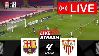 🔴LIVE FC Barcelona vs Sevilla  LaLiga 202425  Match Live Today [upl. by Akemaj]