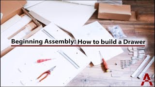 How to Build an Ameriwood Home Drawer [upl. by Nellac]