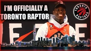 IM OFFICIALLY A TORONTO RAPTOR [upl. by Nachison]