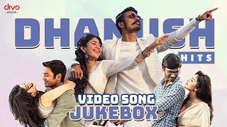 Hits of Dhanush  Video Jukebox  Divo Music [upl. by Aivart]