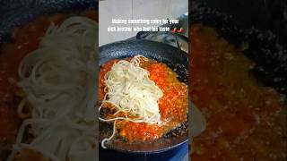 Spicy noodles 🌶️🌶️🌶️ spicy shortsfeed youtubeshorts eveningsnacks cooking [upl. by Hedberg]