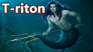 Triton the Son of Poseidon  Mythology Dictionary 16 See U in History [upl. by Codee]