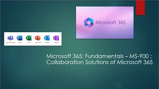 Microsoft 365 Fundamentals MS900  Collaboration Solution of Microsoft 365 office365 m365 [upl. by Ahsoyem]