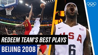 The REDEEM TEAMs Best Plays at Beijing 2008 🏀🇺🇸 [upl. by Byrle]