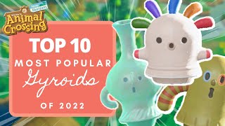 TOP 10 MOST POPULAR GYROIDS  Animal Crossing New Horizons [upl. by Yenohtna]