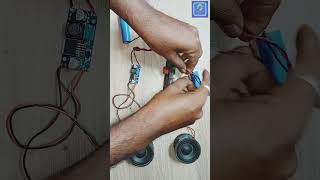 How To Run 12v Amplifier By 37v Battery  XL6009 Boost Converter  PAM8610 [upl. by Adnahsed]