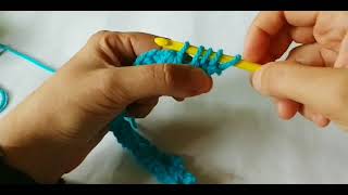 Tunisian Crochet Lace Stitch [upl. by Aisatsana622]