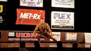 UKBFF FINALS 2010 Heavy Weight Haroldas Dambrauskas [upl. by Adnovad]