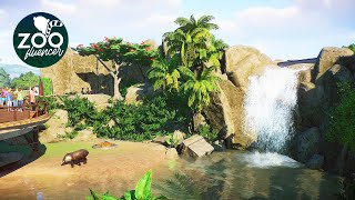 Bairds Tapir Habitat  Planet Zoo Speed Build  Veluwe Zoo EP9 Franchise [upl. by Yentnuoc]