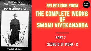 Complete Works of Swami Vivekananda  Part  72  Secrets of Work from Bhagavad Gita [upl. by Eibbob]