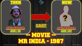 Cast of Mr India 1987  Unbelievable Transformations mrindia mogambo [upl. by Anniroc]