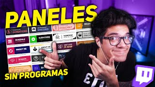 🔝 PANELES PARA TWITCH FACIL Y RAPIDO  Place it Review  UrbVic [upl. by Adnarahs52]