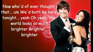 Zac Efron amp Vanessa Hudgens  Start of Something New Lyrics [upl. by Rowell]