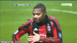 Robinho vs Brescia  04122010 [upl. by Gairc]