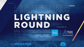 Lightning Round The government is going to stop the KrogerAlbertsons merger says Jim Cramer [upl. by Dannel707]