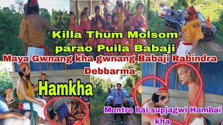 Molsom THUM parao BABAJI Rabindra Debbarma thangwi visit khwlaikha puila [upl. by Airres]