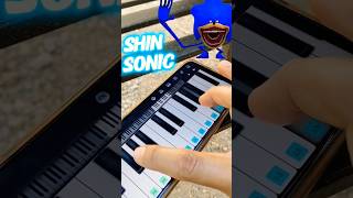 THEME SHIN SONIC ON PIANO SOUND EASY COVER Shorts shinsonic [upl. by Angelika]