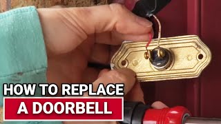 How to Replace a Doorbell  Ace Hardware [upl. by Airamesor]