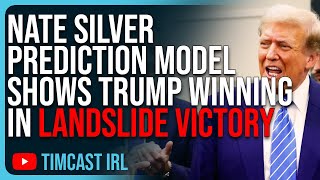 Nate Silver Prediction Model Shows Trump WINNING In LANDSLIDE VICTORY In 2024 [upl. by Lletnahc]