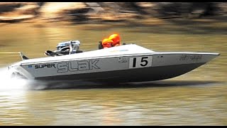 SUPER SLAK  1st amp New Record 8 Litre  2015 Southern 80 Water Ski Race [upl. by Zedecrem]