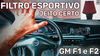 Filtro ESPORTIVO no Vectra  Veja Como Instalar CORRETAMENTE no Motor GM [upl. by Bevvy]