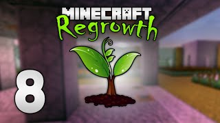 Modded Minecraft Regrowth HQM  8  Freaking SUBWAY STATION [upl. by Adnohrahs]