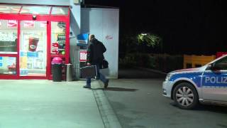 Raubüberfall auf AVIA Tankstelle in Buschhütten [upl. by Ecirtnuahs107]