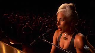 Lady Gaga and Bradley Cooper singing Shallows Oscar 2019 [upl. by Lladnor]