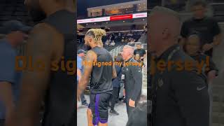 Dlo signed my jersey lakers preseason timberwolves [upl. by Moir]