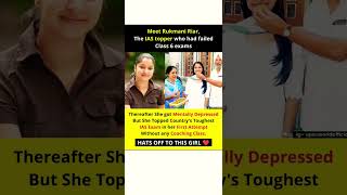 Rukmani Riar  IAS topper  viral shorts youtubeshorts shortsfeed currentaffairs news [upl. by Nan]