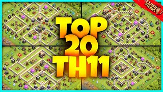 New Best INSANE TH11 BASE WARTROPHY Base Link 2024 Top20 in Clash of Clans  Town Hall 11 War [upl. by Hump445]