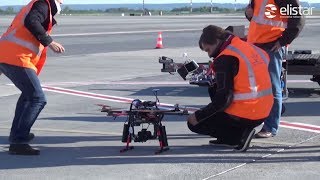 Elistair Use Case  Paris CDG Airport Performs Gateways Inspections with Tethered Drone [upl. by Gaskill]