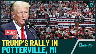 Donald Trump LIVE Donald Trump To Speak In La Crosse  This is Potterville Michigan Rally [upl. by Margetts]