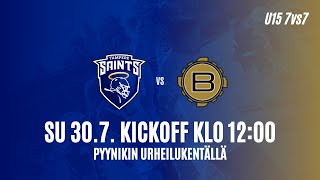 Tampere Saints U15  Porvoo Butchers 3072023 [upl. by Dewey125]