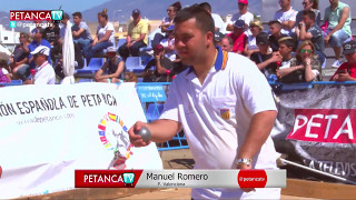 PetancaTV Cpto España Individual Final Manuel Romero VS Diego Guzman [upl. by Laehcim371]