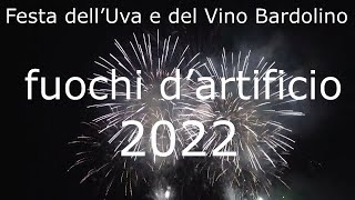 Festa dell’Uva e del Vino Bardolino  fuochi d’artificio  Feuerwerk 2022 [upl. by Brandea]