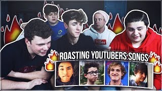 MY ROOMATES ROAST YOUTUBERS SONGS [upl. by Rawdon]