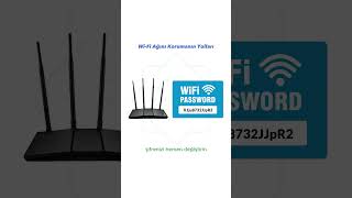 Wi Fi Ağını Korumanın Yolları wifi [upl. by Ddot347]